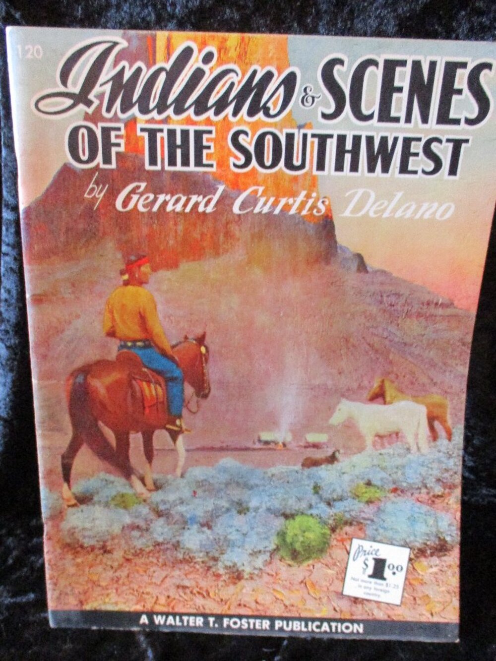 1960 Walter T. Foster 'Indians & Scenes of the Southwest' Gerard Curtis Delano
